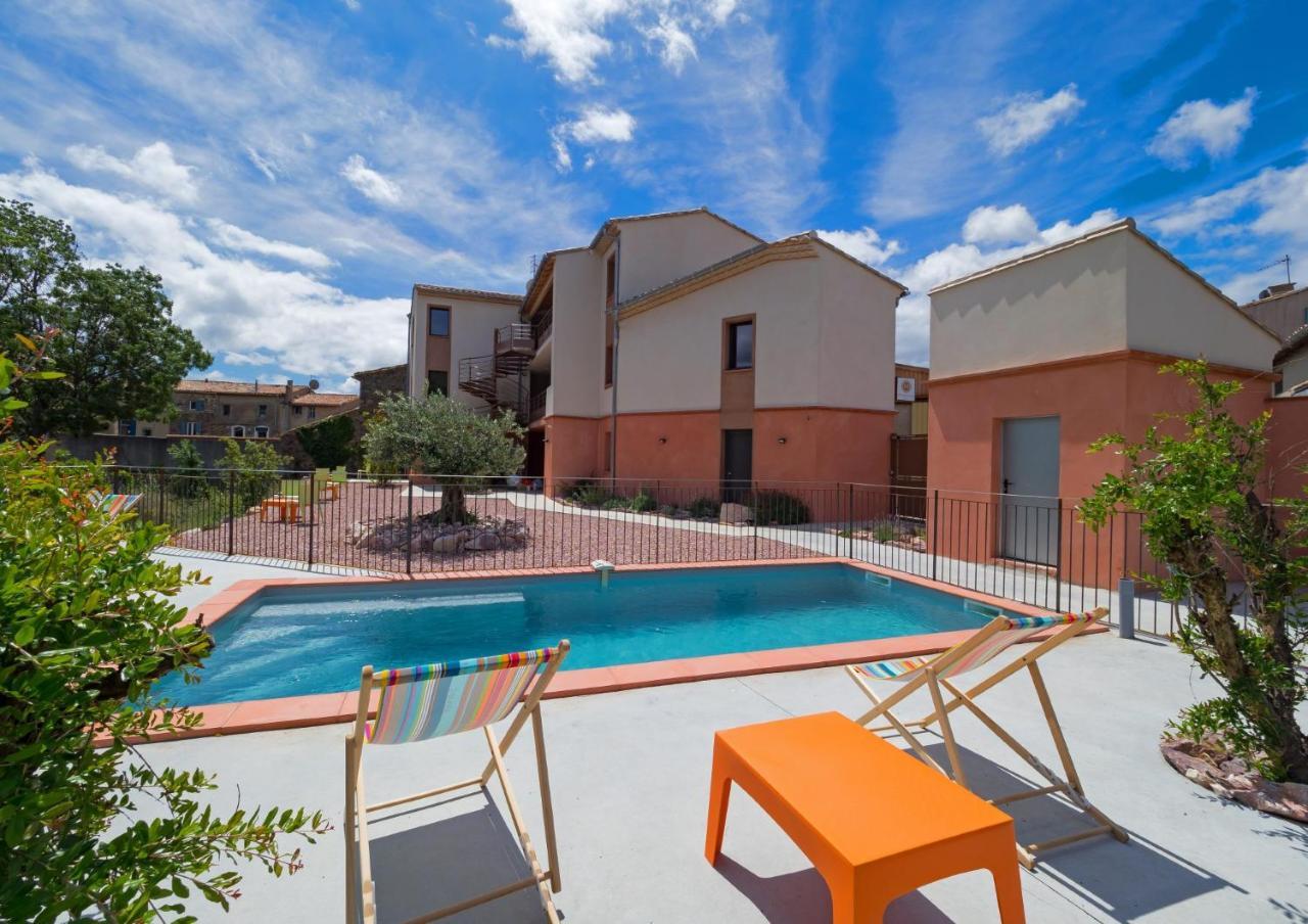 Logis Hotel - Restaurant La Marbrerie Caunes-Minervois Ngoại thất bức ảnh